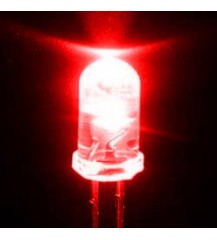 5mm Clear Lens LED Red